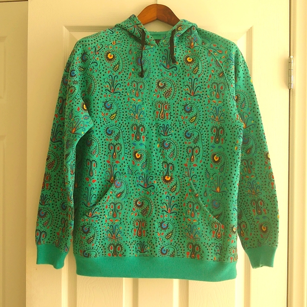 MNWKA Teal Kashmir Pullover Hoodie.